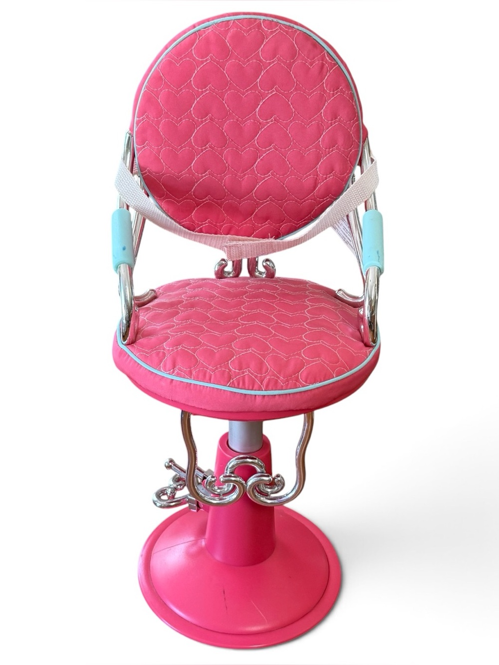 Our Generation "Sitting Pretty" Quilted Salon Chair for 18-inch Dolls Pink